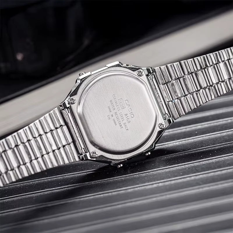 Watchs for Men Luxury Classic LED Digital Quartz Man Watch Waterproof Power Reserve Alarm Stopwatch Stainless Steel Watchs